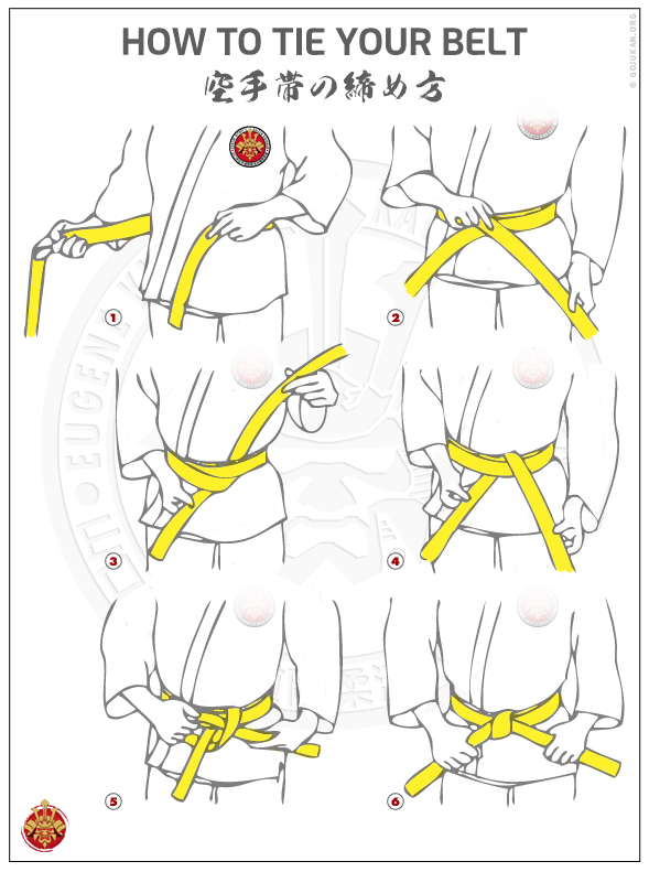 Hoe to tie your belt